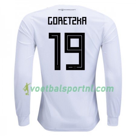 Duitsland Goretzka 19 Thuis Shirt WK voetbal 2018 L/S